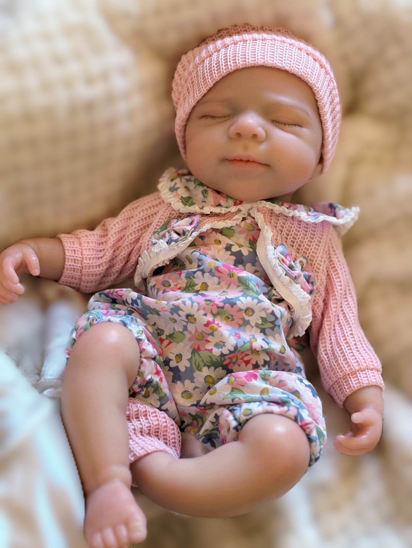 Lola – Asleep Full Silicone Reborn Baby Girl Doll