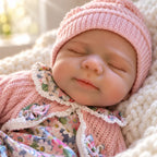 Lola 13" Realistic Silicone Smiling Baby Doll Little Infant Girl A Soothing Companion [Ships Within 48 Hours]