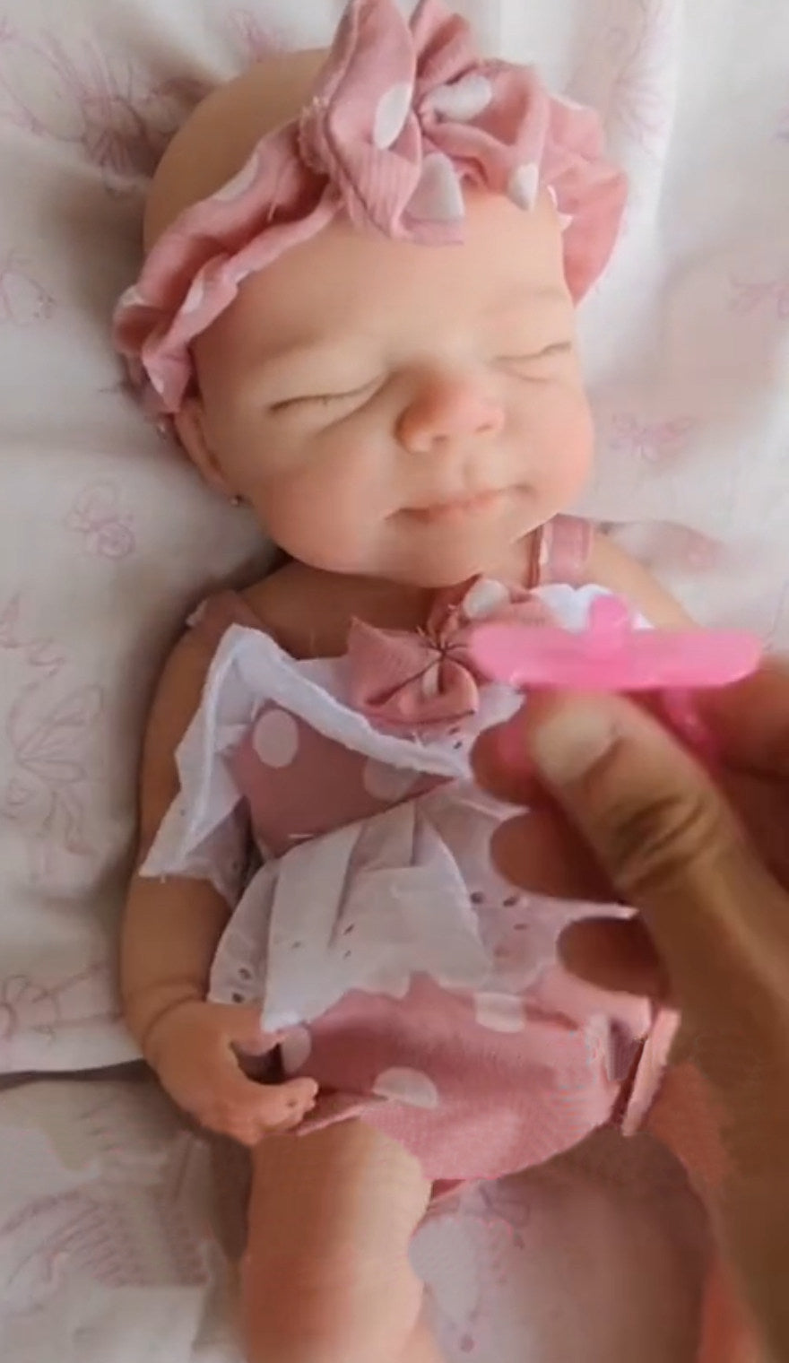 Lola – Asleep Full Silicone Reborn Baby Girl Doll