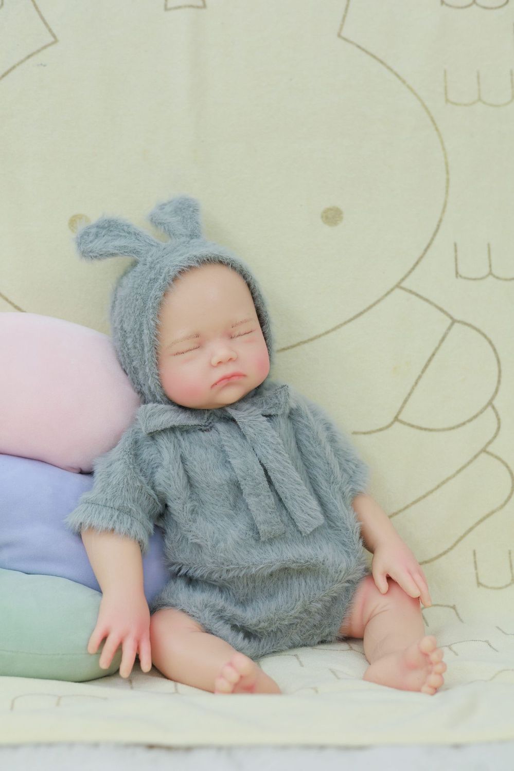 Phoebe - Sleeping Full Silicone Reborn Baby Doll Girl