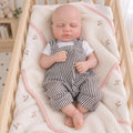 Ollie – Full Body Silicone Reborn Baby Doll 12" Sleeping Bald Realistic Newborn for Gift Collectible [Ships Within 48 Hours]