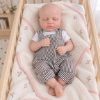 Ollie – Full Body Silicone Reborn Baby Doll 12" Sleeping Bald Realistic Newborn for Gift Collectible [Ships Within 48 Hours]