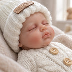 [Ships Within 48 Hours] Lucy 8" Mini Full Solid Silicone Reborn Baby Doll Gift Of Soft Comfort