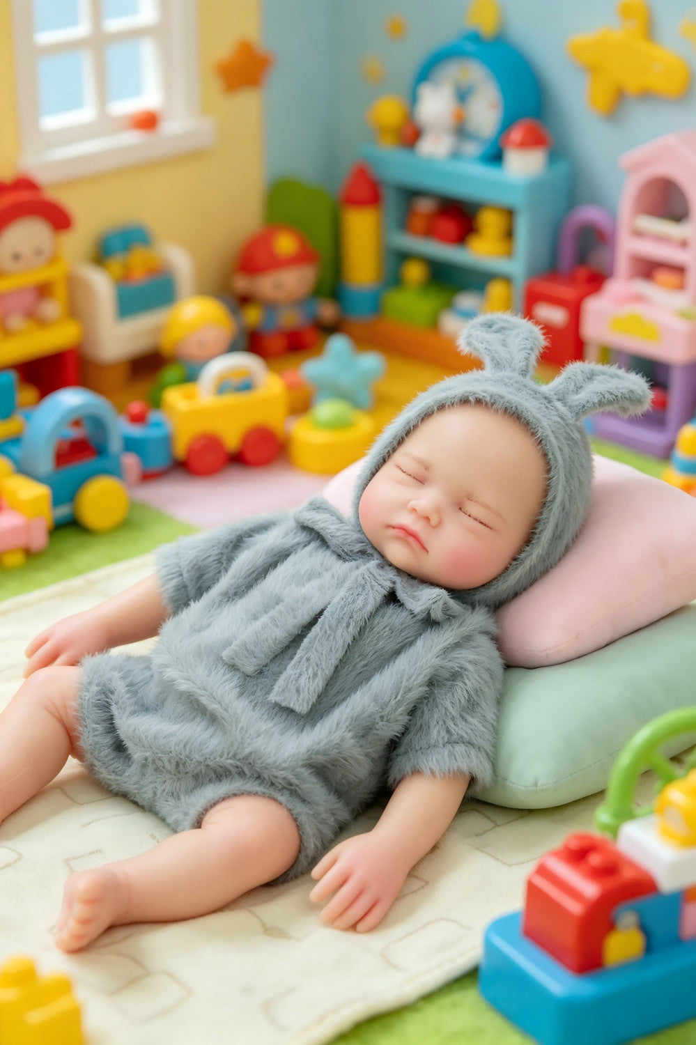 Phoebe - Sleeping Full Silicone Reborn Baby Doll Girl