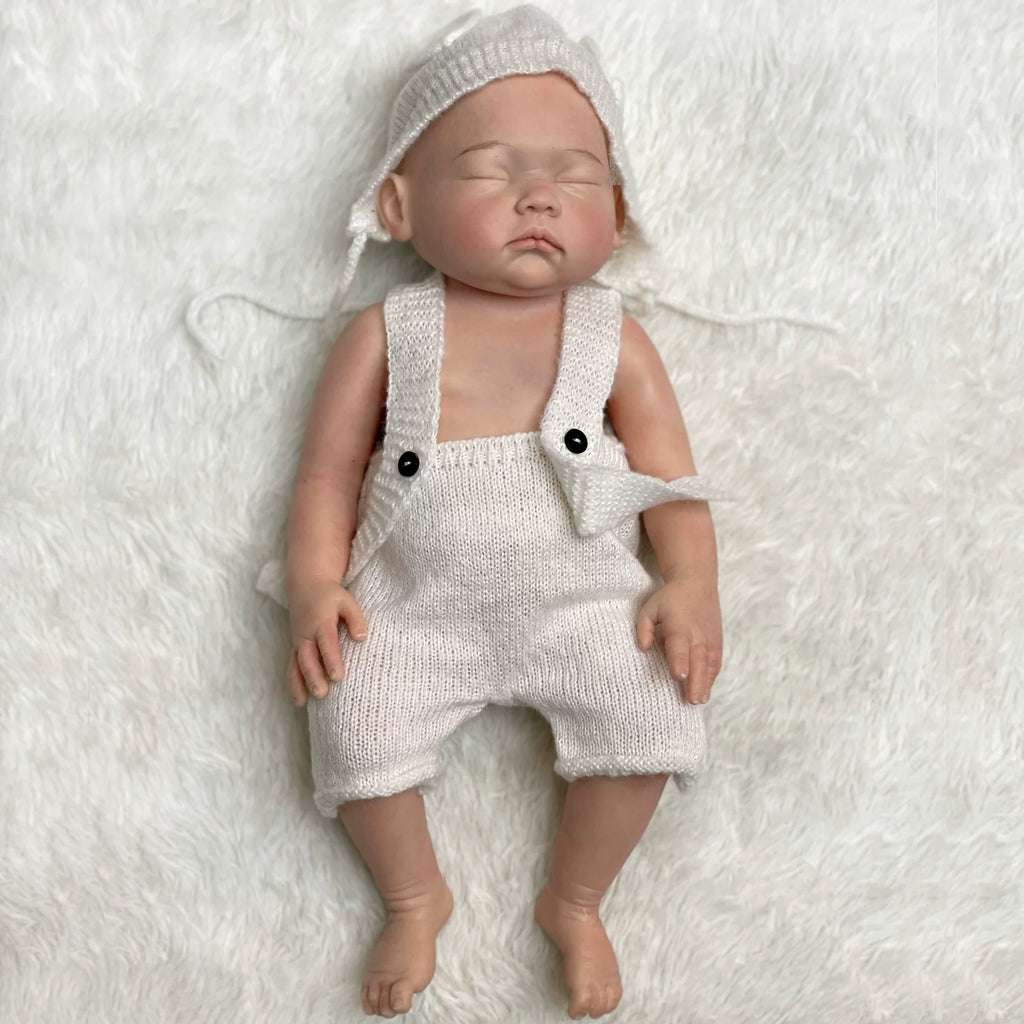 Logan – Asleep Full Silicone Reborn Baby Doll Boy
