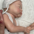 Logan – Asleep Full Silicone Reborn Baby Doll Boy