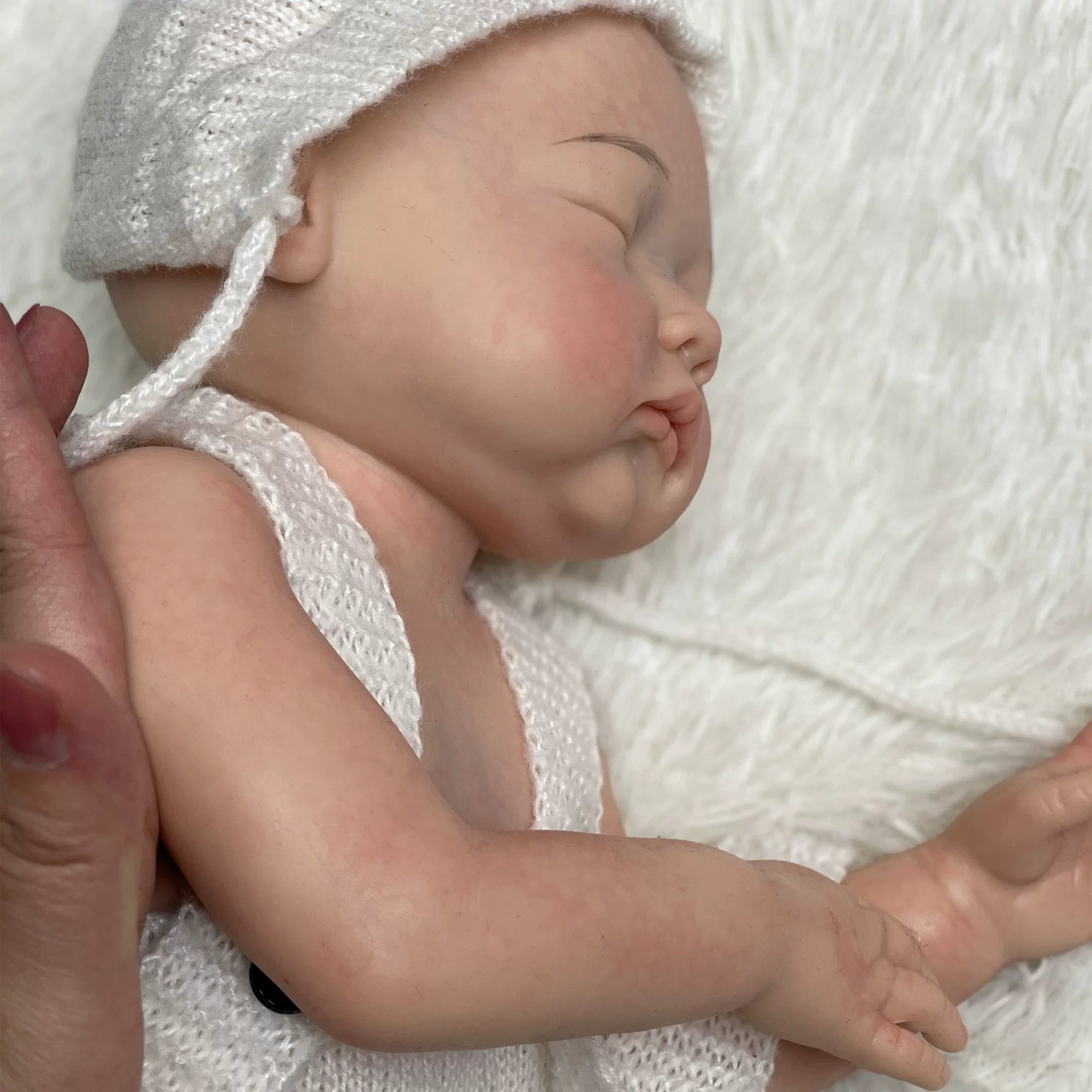 Logan – Asleep Full Silicone Reborn Baby Doll Boy