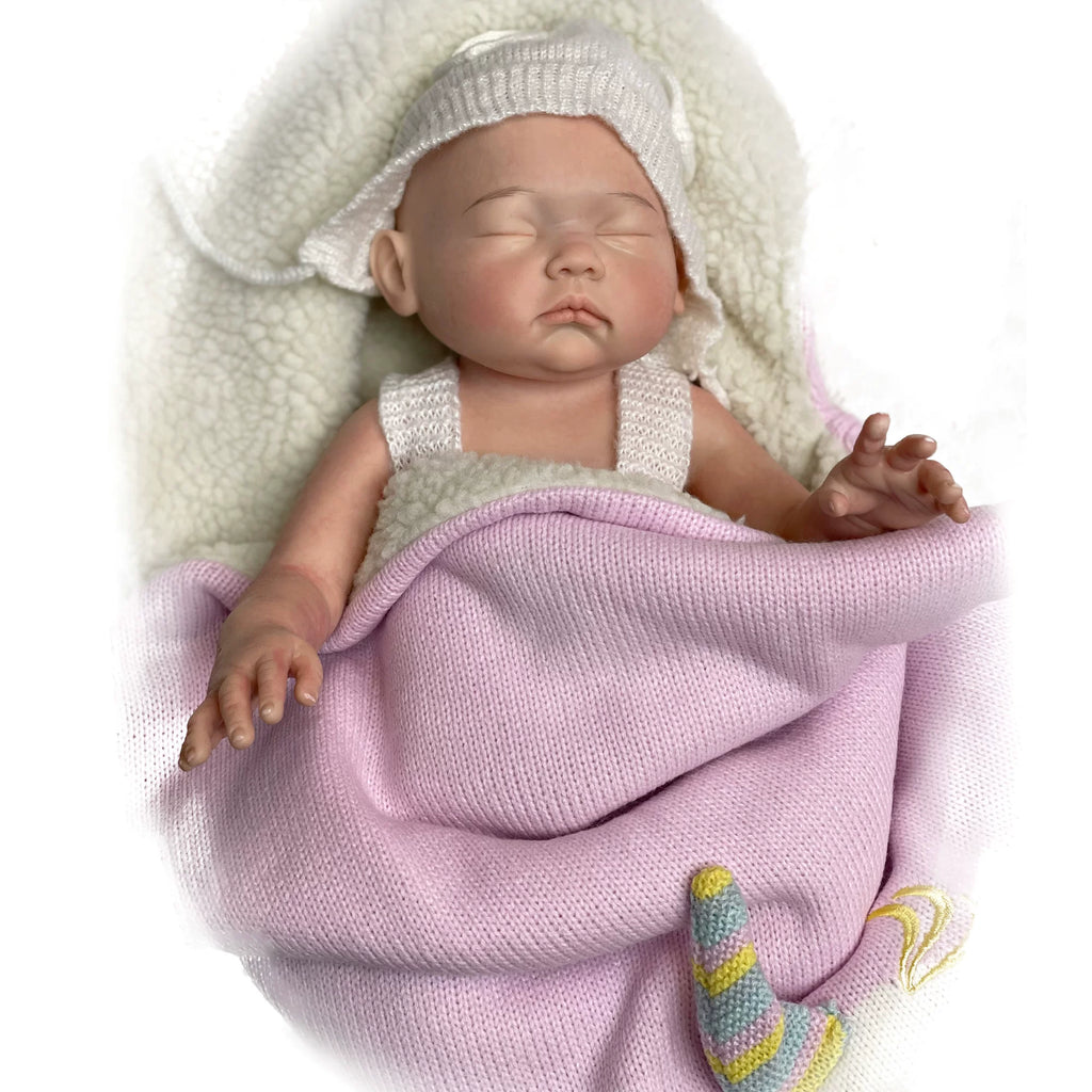 Logan – Asleep Full Silicone Reborn Baby Doll Boy