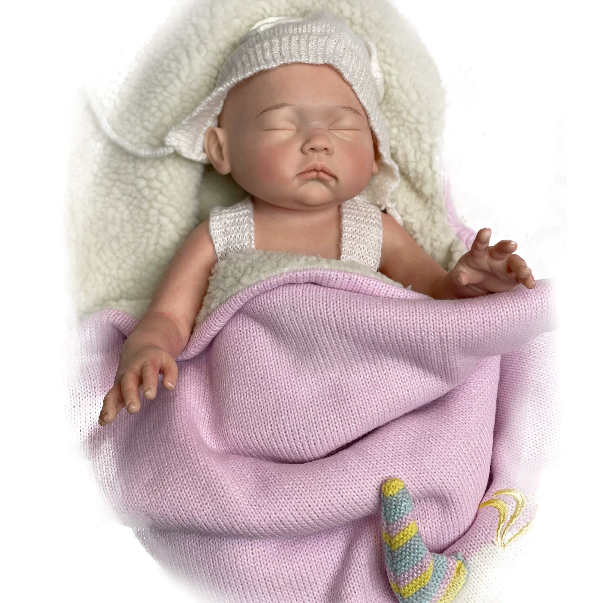 Logan – Asleep Full Silicone Reborn Baby Doll Boy