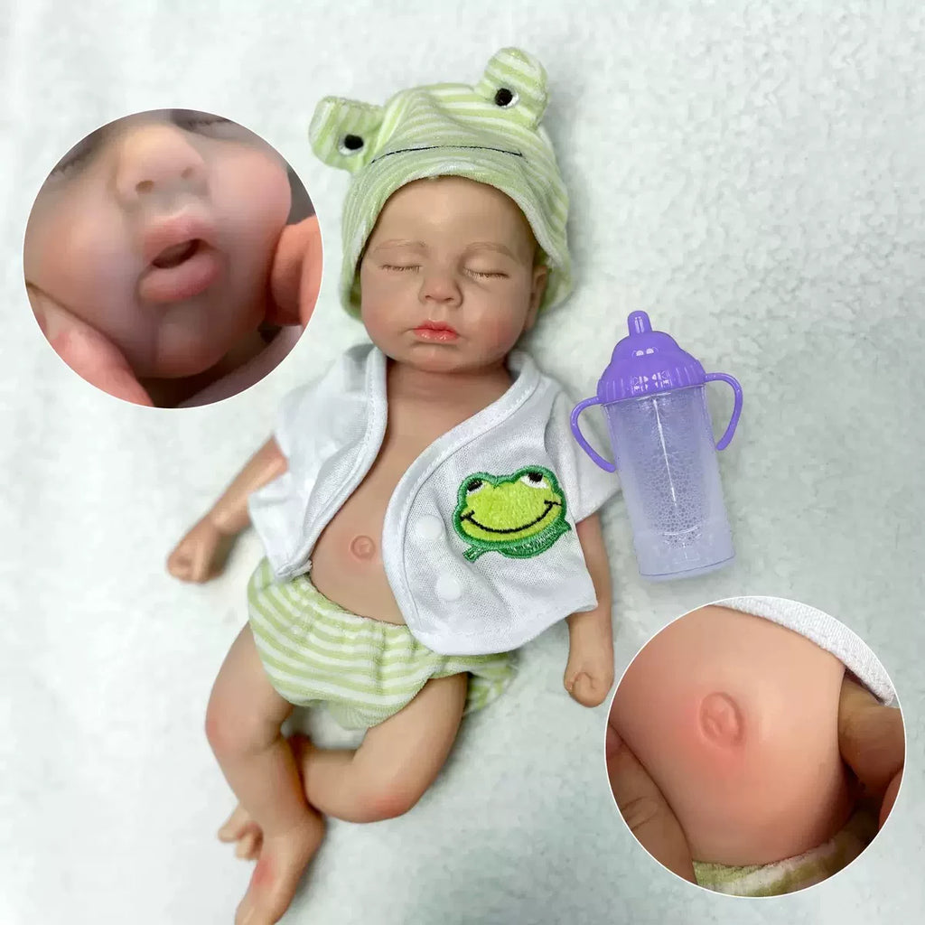 Arlo – Asleep Full Silicone Reborn Baby Doll Boy