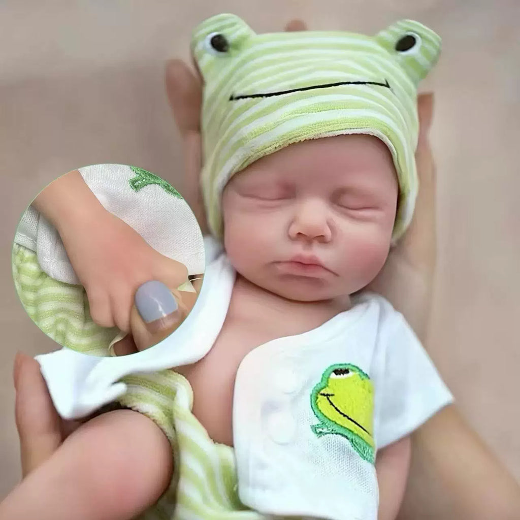Arlo – Asleep Full Silicone Reborn Baby Doll Boy