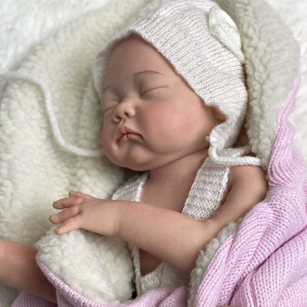Logan – Asleep Full Silicone Reborn Baby Doll Boy