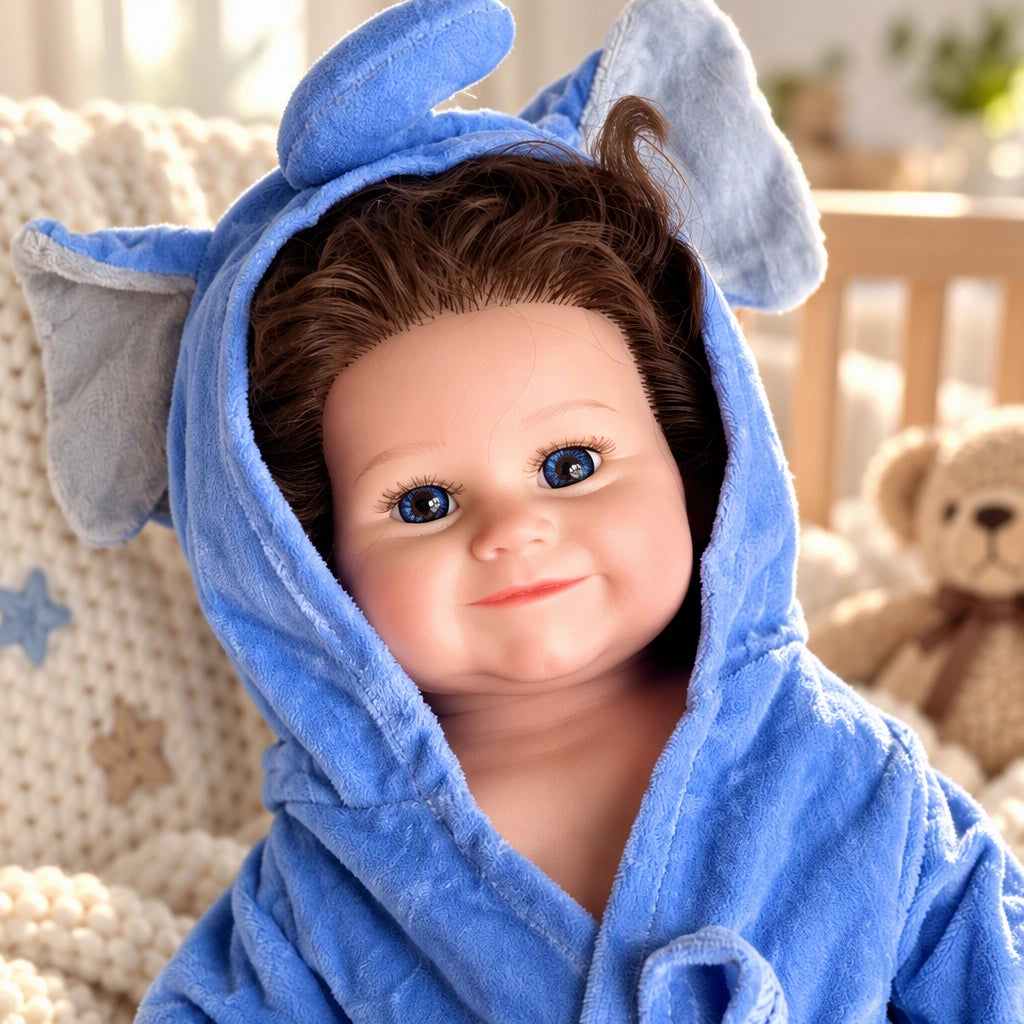 Millie – Realistic Body Silicone Reborn Baby Girl Doll 16" Open Eyes Blonde Rooted Hair Gift for Kids & Collectors [Ships Within 48 Hours]