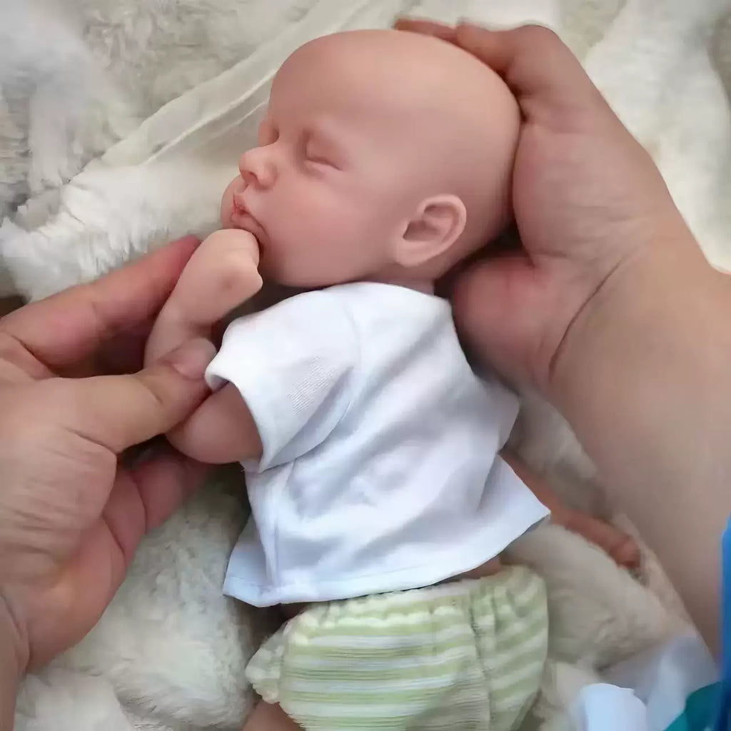 Arlo – Asleep Full Silicone Reborn Baby Doll Boy