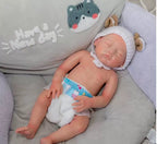 Logan – Asleep Full Silicone Reborn Baby Doll Boy
