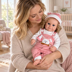 Millie – Realistic Body Silicone Reborn Baby Girl Doll 16" Open Eyes Blonde Rooted Hair Gift for Kids & Collectors [Ships Within 48 Hours]