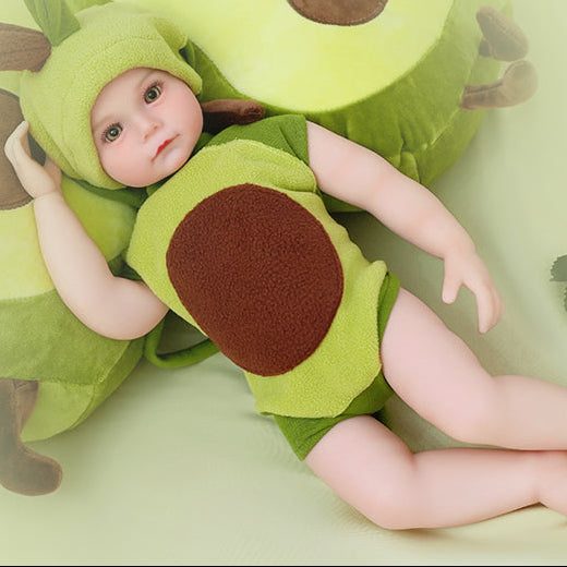 Avocado Little One 15.7inch Full Solid Silicone Boy Reborn Baby Doll