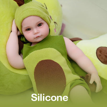 Avocado Little One 15.7inch Full Solid Silicone Boy Reborn Baby Doll