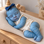 Nova – Full Body Vinyl Reborn Baby Girl Doll 19" Sleeping Weighted Realistic Fantasy Newborn Collectible Gift [Ships Within 48 Hours]