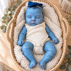 Nova – Full Body Vinyl Reborn Baby Girl Doll 19" Sleeping Weighted Realistic Fantasy Newborn Collectible Gift [Ships Within 48 Hours]