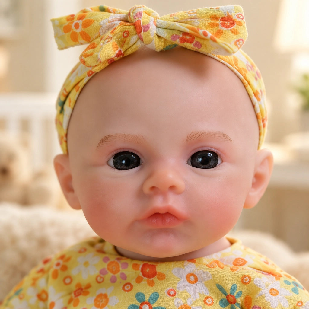 Lila Mae 12" Full Solid Silicone Reborn Baby Doll [Ships Within 48 Hours]
