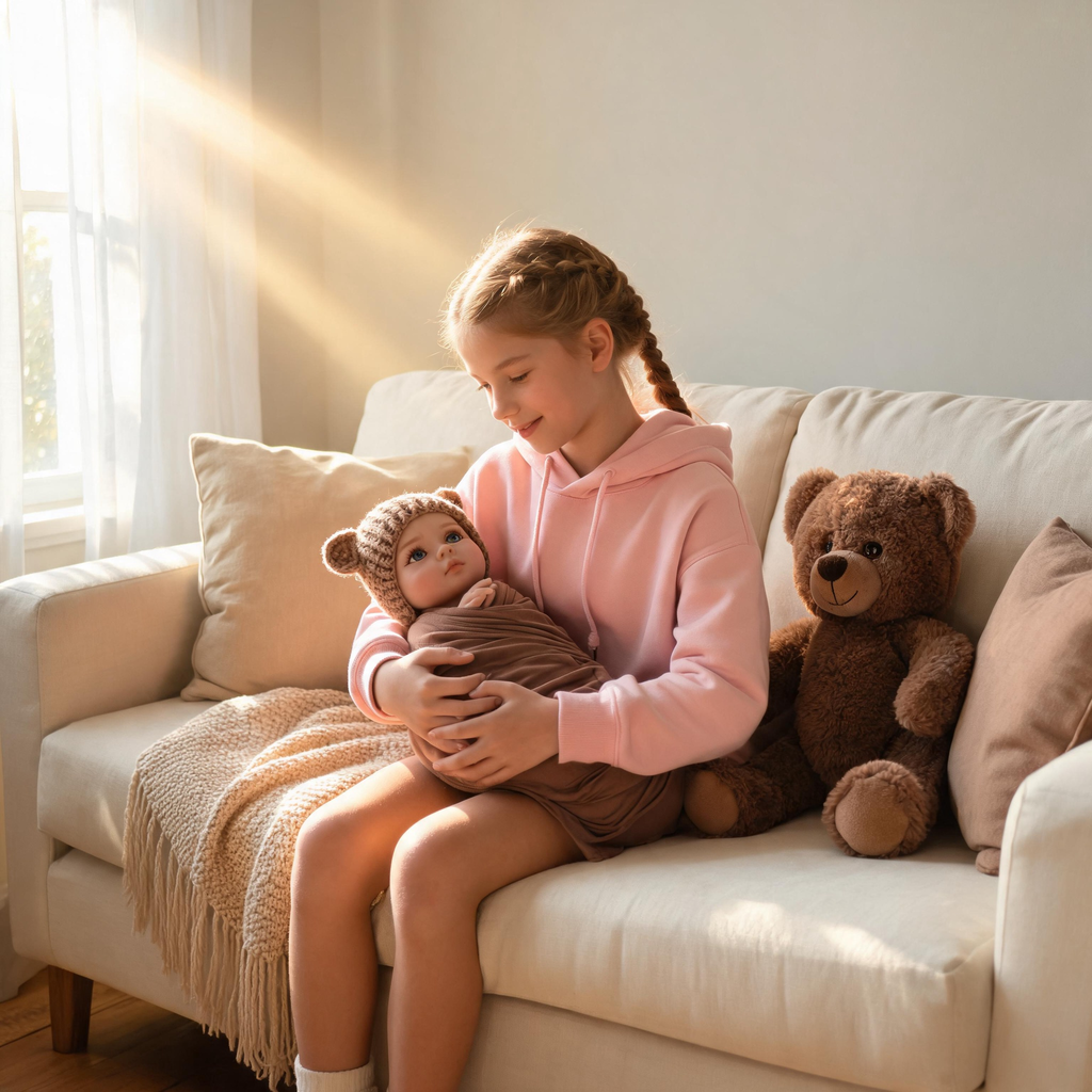 Koa Bear 15.7inch Full Solid Silicone Boy Reborn Baby Doll
