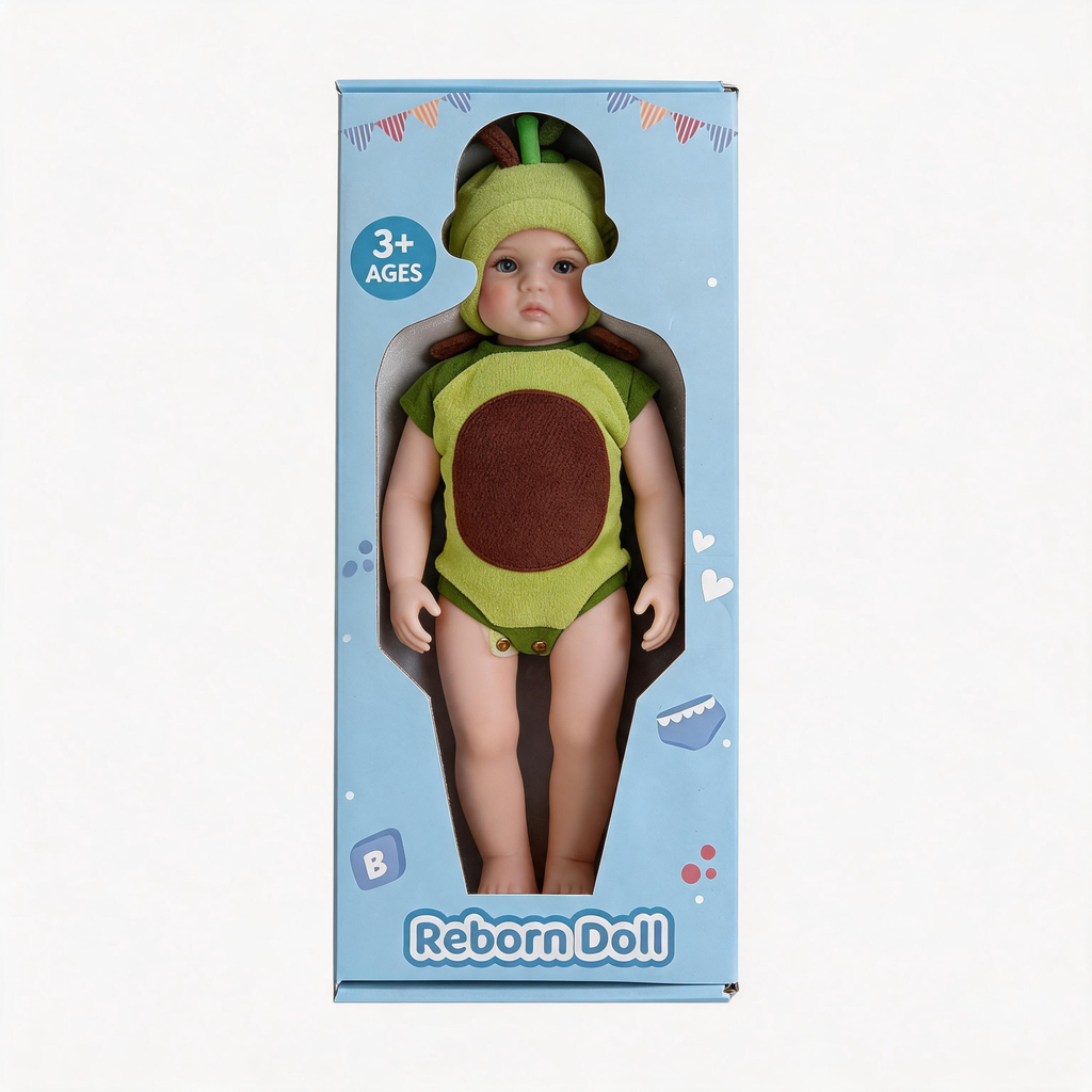 Avocado Little One 15.7inch Full Solid Silicone Boy Reborn Baby Doll
