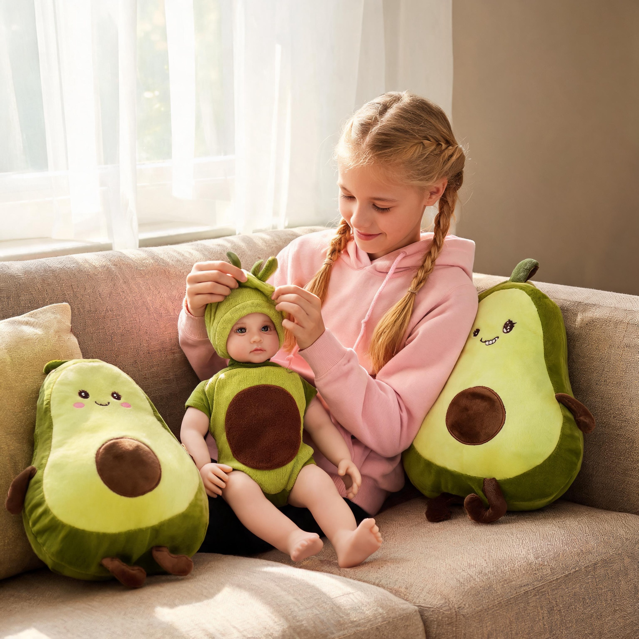 Avocado Little One 15.7inch Full Solid Silicone Boy Reborn Baby Doll