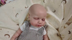 Ollie – Full Body Silicone Reborn Baby Doll 12" Sleeping Bald Realistic Newborn for Gift Collectible [Ships Within 48 Hours]